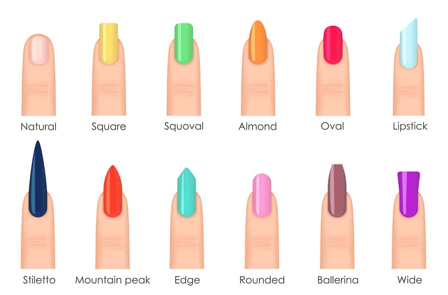 The Most Popular Nail Shapes NaiLovely